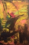 Beneath acrylic on canvas on wood 3"x4"