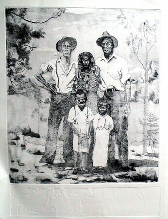 The Millers Etching on acid free paper 18"x24"